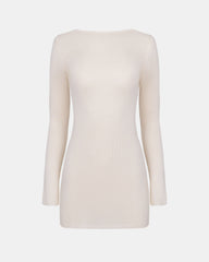 OPEN BACK SINCERE KNIT DRESS