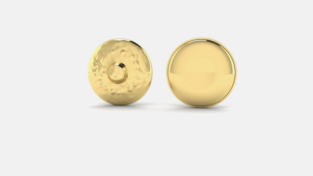 SINCERE GOLDEN TEXTURED NIPPLE PIN
