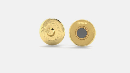 SINCERE GOLDEN TEXTURED NIPPLE PIN
